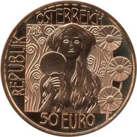 Österreich 50 Euro 2014 - Klimt`s Frauen...