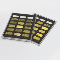 15 x 1 Gramm Goldbarren Heimerle & Meule | Neuware LBMA