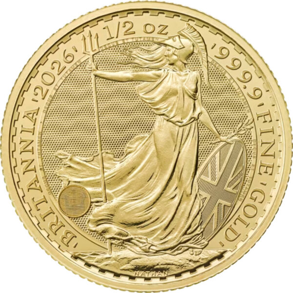 UK Britannia 2026 1/2 oz Gold
