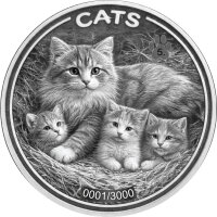 Fiji CATS 5. Ausgabe 2026 1 oz Silber | Prooflike -...