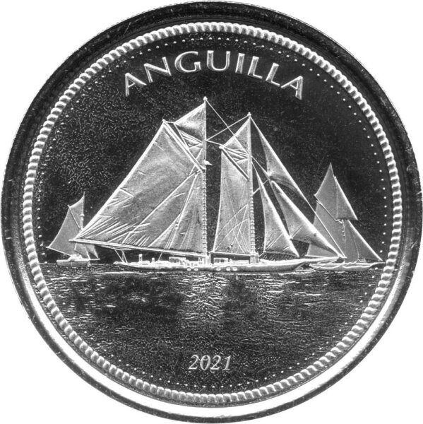 EC 8 2021 6. Ausgabe Anguilla - Segelregatta - 1 oz Silber