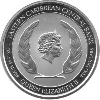 EC 8 2020 4. Ausgabe Grenada - Carribean Reef Octopus-Karibischer Riff-Oktopud - 1 oz Silber