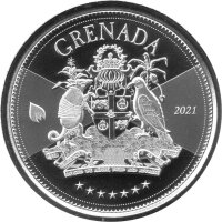 EC 8 2021 4. Ausgabe Grenada - Coat of Arms-Wappen - 1 oz...