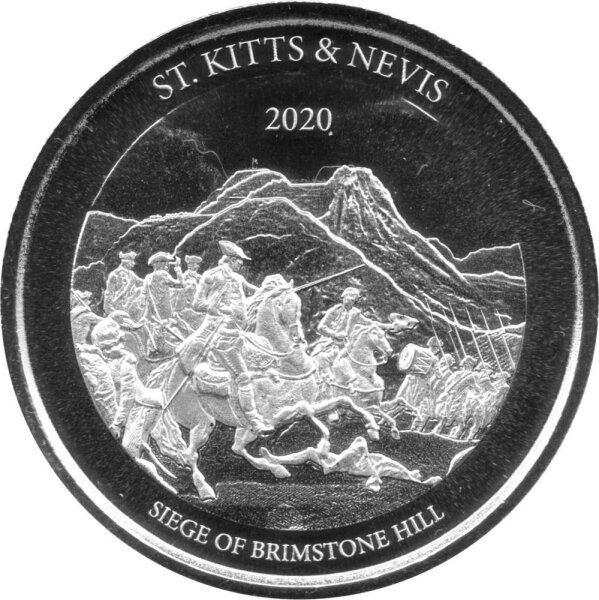 EC 8 2020 2. Ausgabe St. Kitts & Nevis - Brimstone Hill - 1 oz Silber
