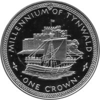 Isle of Man 1 Crown 1979 - 1000 Jahre Tynwald...