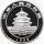 China Panda 1998 1/2 oz Silber - Originalfolie