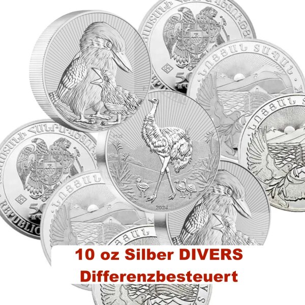 10 oz Silber DIVERS - differenzbesteuert