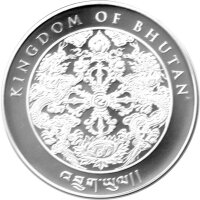 Bhutan 200 Ngultrum 2020 - Jahr der Ratte - Silber