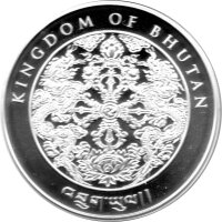 Bhutan 200 Ngultrum 2022 - Jahr des Tigers - Silber