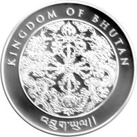 Bhutan 200 Ngultrum 2024 - Jahr des Drachen - Silber