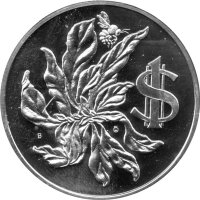 Cayman Inseln 1 Dollar 1972 - Umlaufmünze - Silber PP