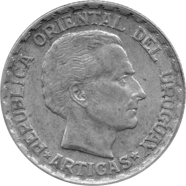 Uruguay 50 Centesimos 1943 - Umlaufmünze - Silber