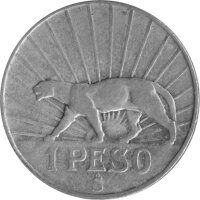 Uruguay 1 Peso 1942 - Umlaufmünze - Silber