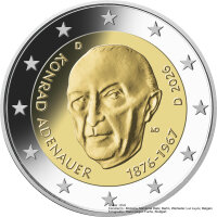 Deutschland 2 Euro 2026 "Konrad Adenauer" J