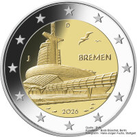 Deutschland 2 Euro 2025 "Bremen" D