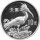 China 10 Yuan 1988 - Bedrohte Tierwelt "Schopfibis" - Silber PP