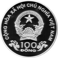Vietnam 100 Dong 2000 - XX. Olympische Sommerspiele 2000 in Sydney "Diskuswurf" - Silber PP