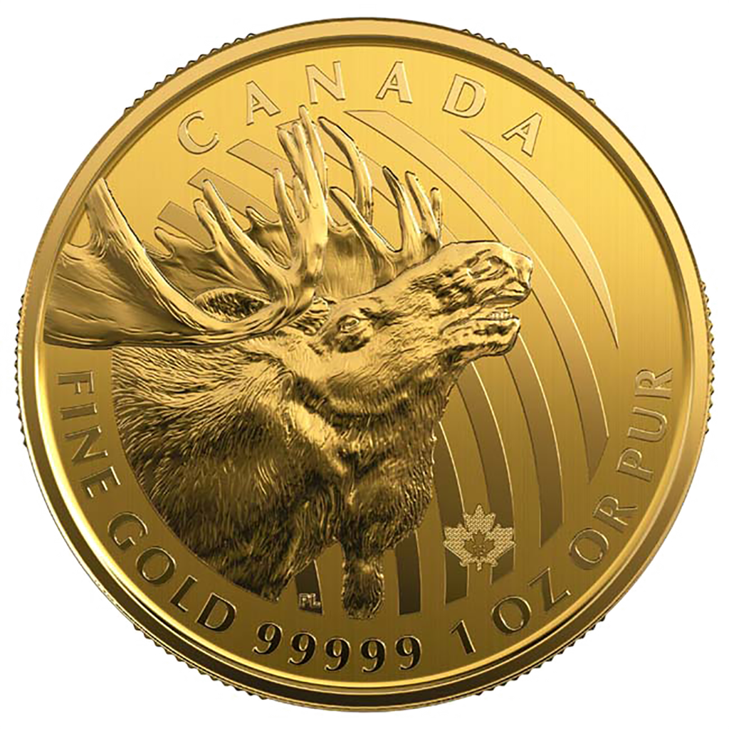Kanada Call of the Wild 2019 Elch 1 oz Gold