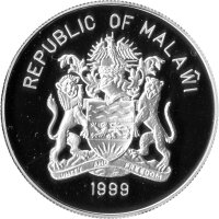 Malawi 10 Kwacha 1999 - XXVII. Olympische Sommerspiele 2000 in Sydney "Läufer" - Silber PP