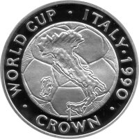 Gibraltar 1 Crown 1990 - XIV. Fußball-WM 1990 in...