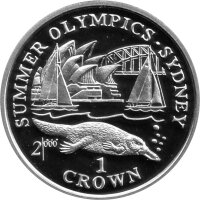 Gibraltar 1 Crown 1999 - XXVII. Olympische Sommerspiele...
