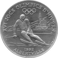 Andorra 10 Diners 1989 - XVI. Olympische Winterspiele...