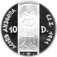 Andorra 10 Diners 1994 - Zollunion "Peter III."...