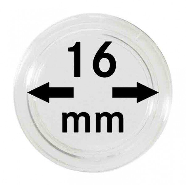 Ø 16 mm Münzkapseln Lindner 1 Stück