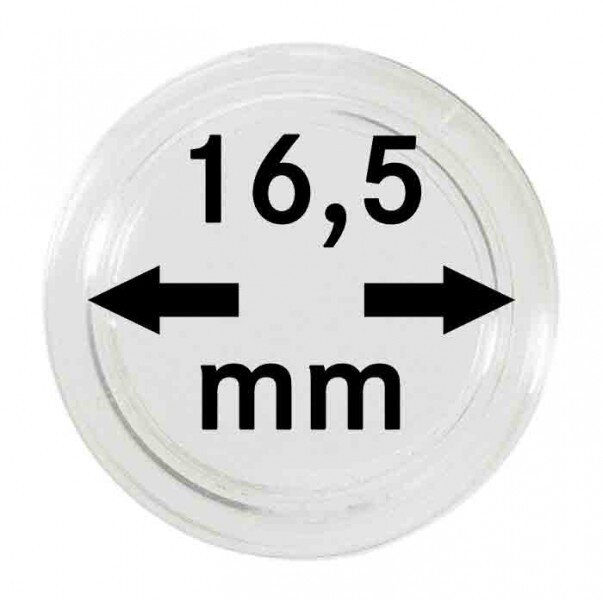 Ø 16,5 mm Münzkapseln Lindner 1 Stück