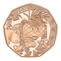 Österreich 5 Euro 2022 Das Kleine Ich-bin-Ich - Kupfer