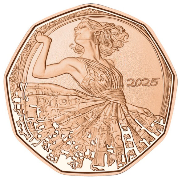 Österreich 5 Euro 2025 Tanz dich frei - Kupfer