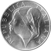 Italien 200 Lire 1989 - XIV. Fußball-WM 1990 in Italien - Silber