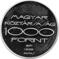 Ungarn 1.000 Forint 1995 - XXVI. Olympische Sommerspiele 1996 in Atlanta "Fechten" - Silber PP