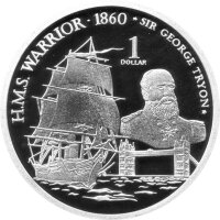 Solomon Islands 1 Dollar 2009 Segelschiff "HMS...