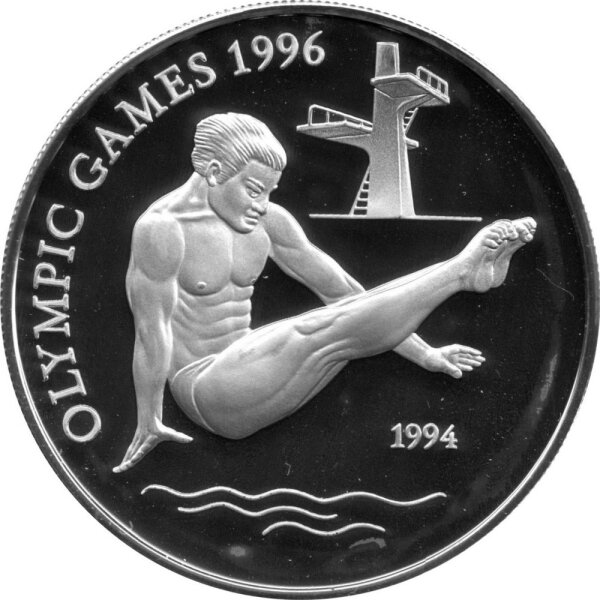 Samoa 10 Tala 1994 - XXVI. Olympische Sommerspiele 1996 in Atlanta "Turmspringen"- Silber PP