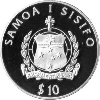 Samoa 10 Tala 2000 - XXVII. Olympische Sommerspiele 2000 in Sydney "Beach-Volleyball"- Silber PP