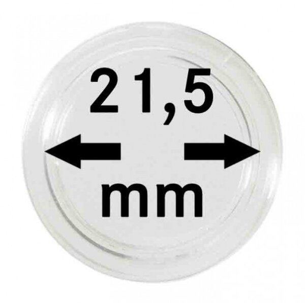 Ø 21,5 mm Münzkapseln Lindner 1 Stück