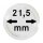 Ø 21,5 mm Münzkapseln Lindner 1 Stück
