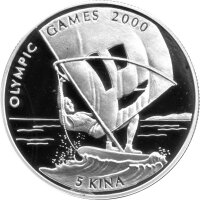 Papua Neuguinea 5 Kina 1997 - XXVII. Olympische...