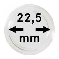 Ø 22,5 mm Münzkapseln Lindner 1 Stück