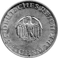 J.335 Weimarer R. 3 Mark 1929 -F- 200. "Zum Geburtstag von Gotthold E. Lessing" - ss