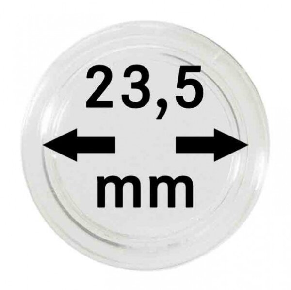 Ø 23,5 mm Münzkapseln Lindner 1 Stück
