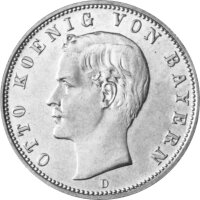 J.046 Bayern 5 Mark 1891 - 1913 - König Otto -...