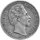 J.042 Bayern 5 Mark 1874 -D- König Ludwig II. - Silber ss