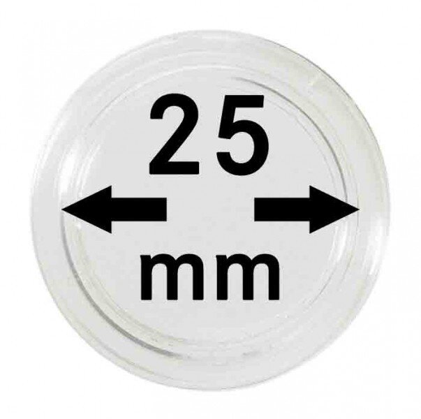 Ø 25 mm Münzkapseln Lindner 1 Stück