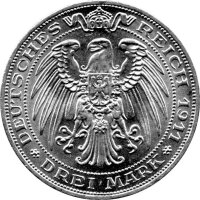 J.108 Preußen 3 Mark 1911 - 100 Jahre Universität Breslau - Silber vz