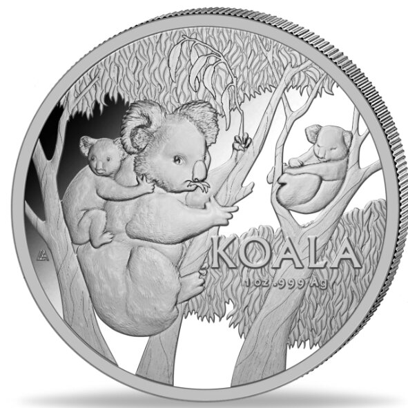 Australien RAM Koala 3. Ausgabe 2026 1 oz Silber