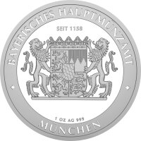 Bayern Thaler 2. Ausgabe Schloss Neuschwanstein 2026 1 oz Silber