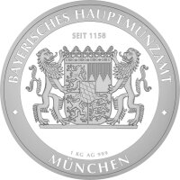 Bayern Thaler 2. Ausgabe Schloss Neuschwanstein 2026 1000 Gramm Silber