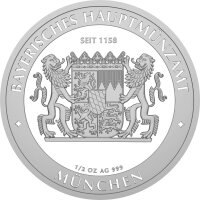 Bayern Thaler 2. Ausgabe Schloss Neuschwanstein 2026 1/2 oz Silber